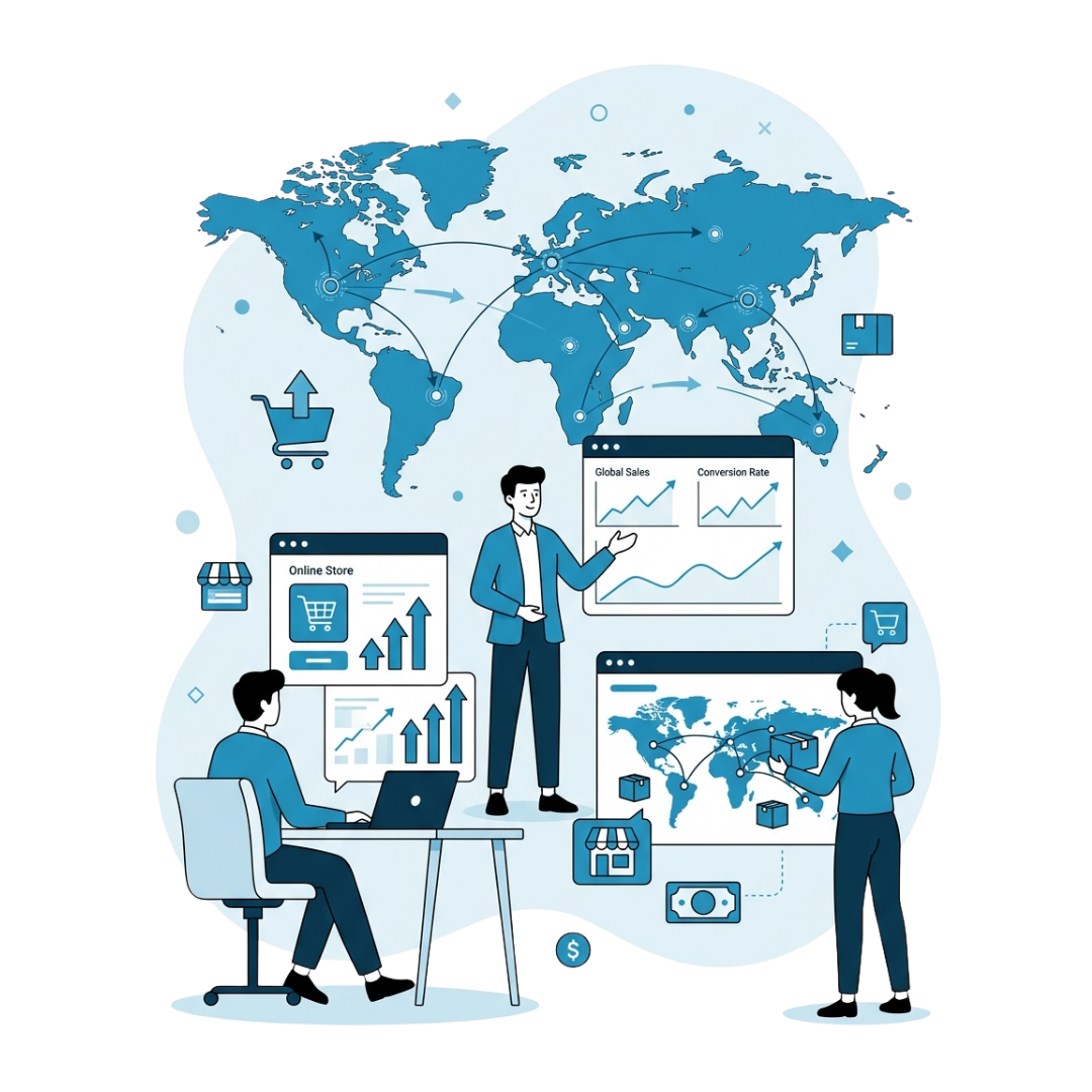 Ecommerce 3D illustration